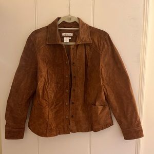 Coldwater creek leather jacket